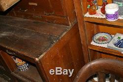 Antique Oak 94 drawer hardware store display cabinet 1906