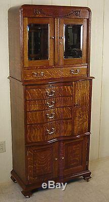 Antique Oak American Cabinet Co. Dental Cabinet #52