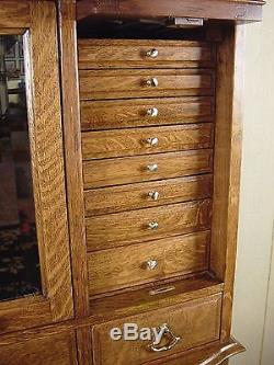 Antique Oak American Cabinet Co. Dental Cabinet #55 Rare Model