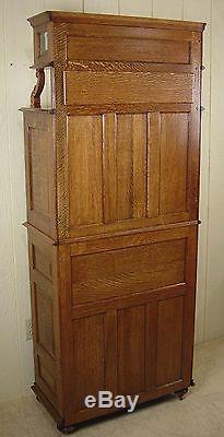 Antique Oak American Cabinet Co. Dental Cabinet #55 Rare Model