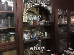 Antique Oak Back Bar Late 1800s! Man'fd by Koehler & Hinrichs