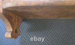 Antique Oak Bathroom Medicine Cabinet with Mirror Rare Knob