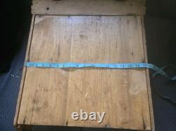 Antique Oak Bathroom Medicine Cabinet with Mirror Rare Knob