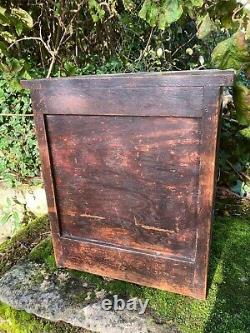 Antique Oak Cased Industrial Printers Cabinet, Great Original Patina