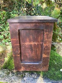 Antique Oak Cased Industrial Printers Cabinet, Great Original Patina