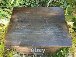 Antique Oak Cased Industrial Printers Cabinet, Great Original Patina