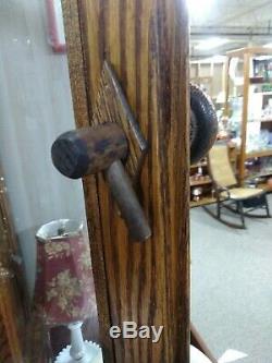 Antique Oak China Cabinet