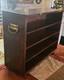 Antique Oak Counter Top Drawer Cabinet With Brass Handles 22x17 Shop Close July