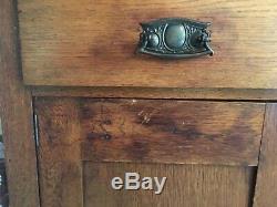 Antique Oak Cupboard Hutch, Kitchen Cabinet, China cabinet, Oak