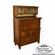 Antique Oak Dentist Cabinet By The American Cabinet Co