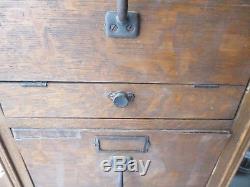 Antique Oak File Cabinet