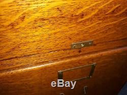 Antique Oak File Cabinet