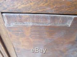 Antique Oak File Cabinet