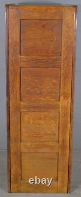 Antique Oak Four-Drawer File Cabinet Bureau of Sole Makers #22102