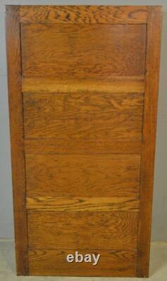 Antique Oak Four Drawer File Cabinet Shaw Walker #21396