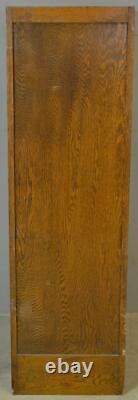 Antique Oak Four Drawer File Cabinet Shaw Walker #21396