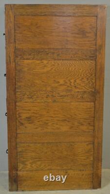 Antique Oak Four Drawer File Cabinet Shaw Walker #21396