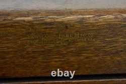 Antique Oak Four Drawer File Cabinet Yawman & Erbe MFG. Co. New York