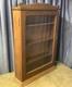Antique Oak Glass Door Medicine Wall Cabinet Kitchen Spice Chest Shelves