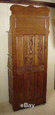 Antique Oak Harvard Co. Dental Cabinet Model #46X