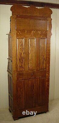 Antique Oak Harvard Co. Dental Cabinet Model #46X