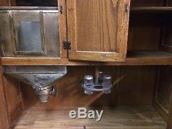 Antique Oak Hoosier Cabinet
