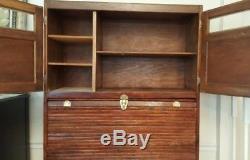 Antique Oak Hoosier Cabinet