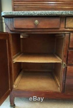 Antique Oak Hoosier Cabinet