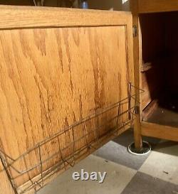 Antique Oak Hoosier Cabinet (McDougall)