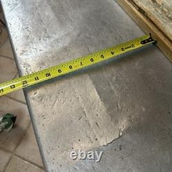 Antique Oak Hoosier Cabinet With Original Flour And Sugar Bins Roll Tambour Zinc