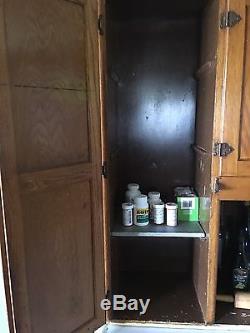 Antique Oak Hoosier Style Cabinet Ohio