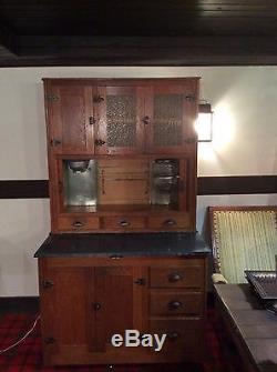 Antique Oak Hoosier cabinet