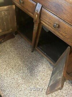 Antique Oak Kitchen Cabinet Hoosier