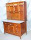 Antique Oak Kitchen Cabinet Sellers Company Complete With Jars Hard To Find