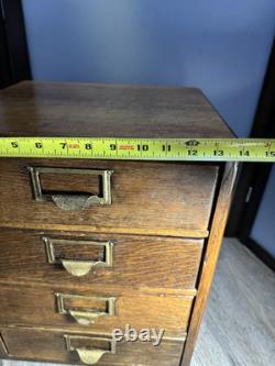 Antique Oak Letter File Cabinet
