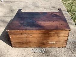 Antique Oak Multigraph Type Set Printer's Cabinet with 10 full Drawers