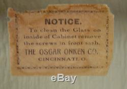 Antique Oak Oscar Onken Co. Cane & Umbrella Display Case