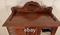 Antique Oak Ransom & Randolph Co. Dental Cabinet #40