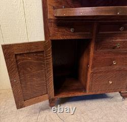 Antique Oak Ransom & Randolph Co. Dental Cabinet #40