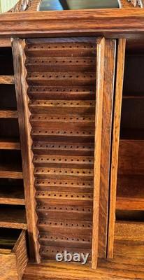 Antique Oak Ransom & Randolph Co. Dental Cabinet #40