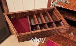 Antique Oak Ransom & Randolph Co. Dental Cabinet #40