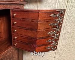 Antique Oak Ransom & Randolph Co. Dental/Doctor's Cabinet Very Rare Model