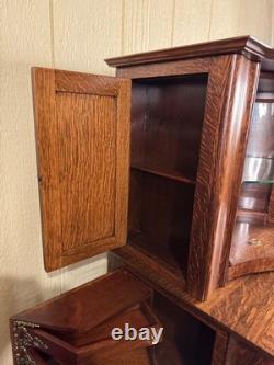 Antique Oak Ransom & Randolph Co. Dental/Doctor's Cabinet Very Rare Model