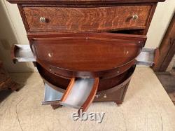 Antique Oak Ransom & Randolph Co. Dental/Doctor's Cabinet Very Rare Model