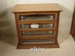 Antique Oak Ribbon Cabinet