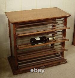 Antique Oak Ribbon Cabinet