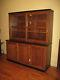 Antique Oak School/lab Cabinet China/bookcase/display Kitchen Pantry Cupboard
