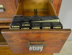 Antique Oak Sectional File Cabinet by Yawman #21438