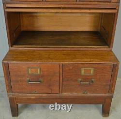 Antique Oak Sectional File Cabinet by Yawman #21438