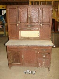 Antique Oak Sellers Kitchen Cabinet For Restoration WAREHOUSE SOLD SELLING